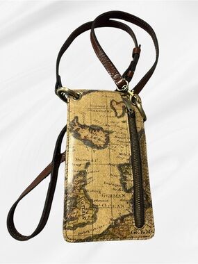 Patricia Nash Farleigh
Leather Phone Crossbody Wallet - European Map